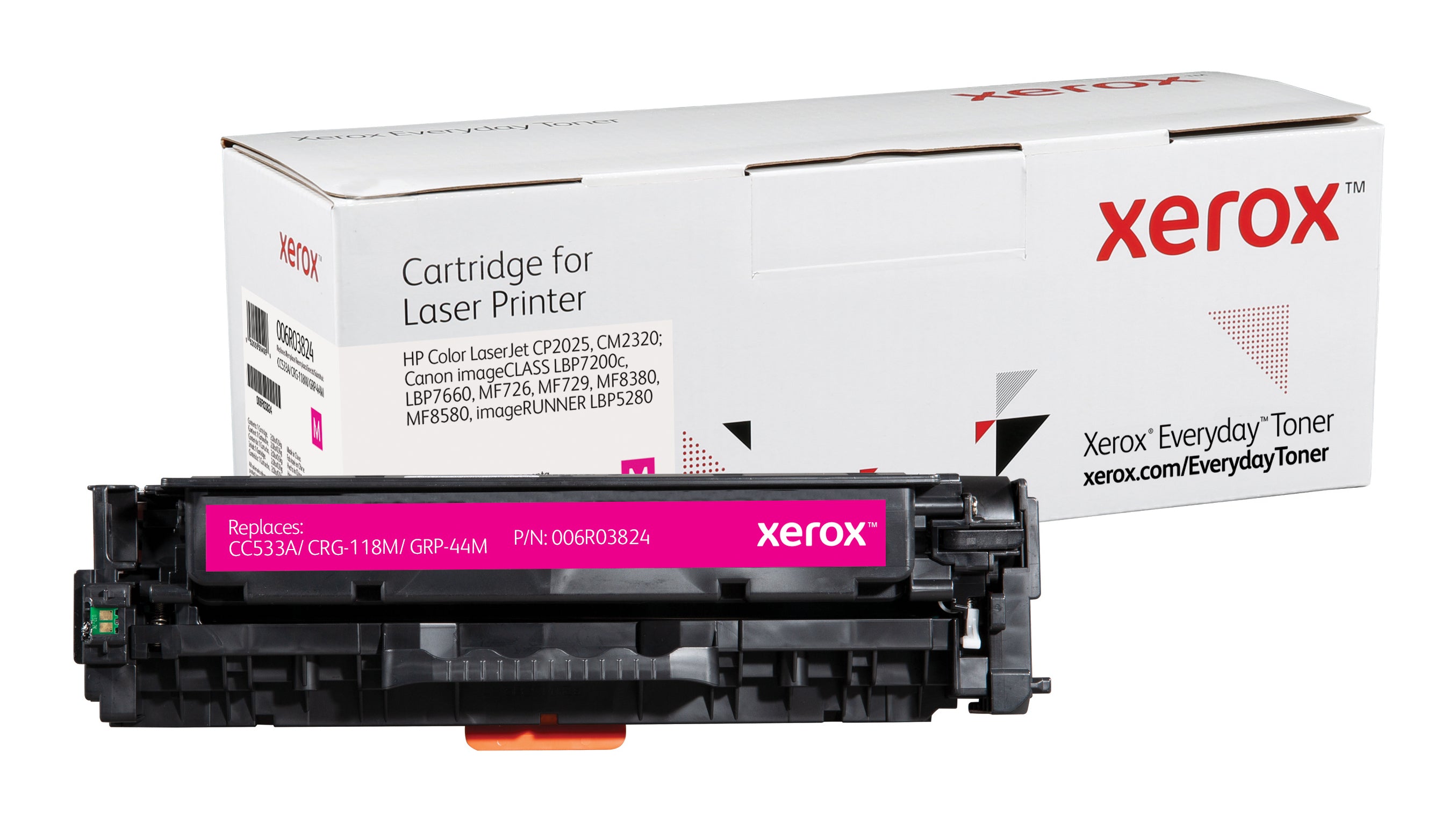 Xerox Everyday-Toner Magenta für HP CC533A/CRG-118M/GRP-44M, wiederaufbereitet Xerox Everyday-Toner Magenta für HP CC533A/CRG-118M/GRP-44M, wiederaufbereitet